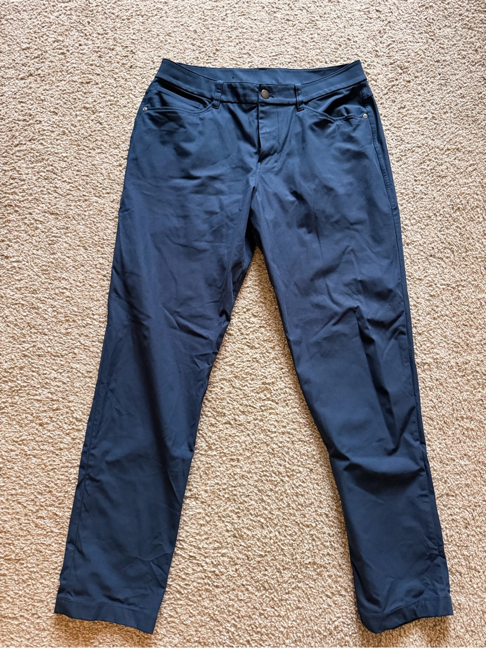 lululemon athletica Men's Dark Navy Stretch Chinos